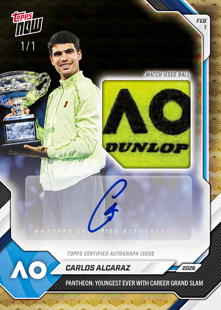 开云官网-阿尔卡拉斯夺冠上新！双新秀订购破5万张！